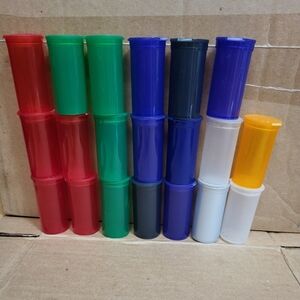 20Pcs Pop Squeeze Multicolor Plastic Bottle Lot
